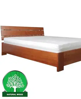 Drevené postele Posteľ drevené Halden Plus 180x200 Jelša