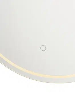 Nastenne lampy Moderné kúpeľňové zrkadlo 60 cm vrátane LED a dotykového stmievača - Sebas