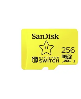 Príslušenstvo k herným konzolám SanDisk Nintendo Switch Micro SDXC 256 GB SDSQXAO-256G-GNCZN