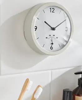 Wall Clocks Nástenné hodiny do kúpeľne s teplomerom