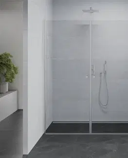 Sprchovacie kúty MEXEN/S - Pretoria Duo krídlové sprchové dvere 150, transparent, chróm 852-150-000-02-00