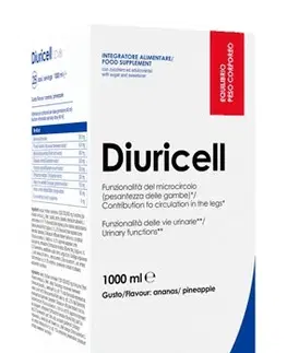 Diuretiká Diuricell (čistiace a odvodňovacie účinky) - Yamamoto 1000 ml. Pineapple