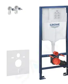 Kúpeľňa GROHE - Rapid SL Set predstenovej inštalácie, klozetu Gaia a dosky softclose, tlačidlo Skate Cosmopolitan, chróm SANI11BA1101