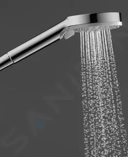 Kúpeľňa HANSGROHE - Vernis Blend Set sprchovej hlavice, 2 prúdy, tyče a hadice, matná čierna 26422670