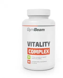 Multivitamíny GymBeam Vitality Complex 120 tab. bez príchute