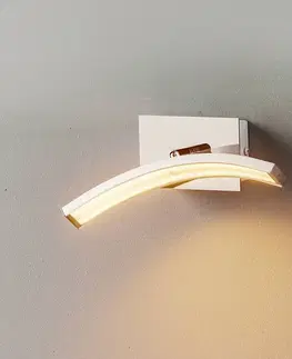 Nástenné svietidlá Domiluce Nástenné LED svietidlo Largo zakrivené hliník