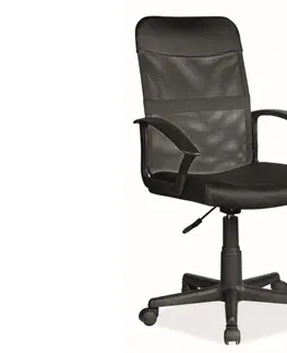 Kancelárske stoličky K-702 kancelárske kreslo, čierna, ružová