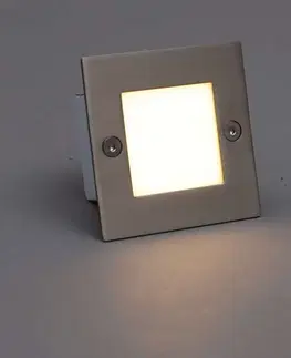 Vonkajsie nastenne svietidla LED zapustené svetlo LEDlite Square 7