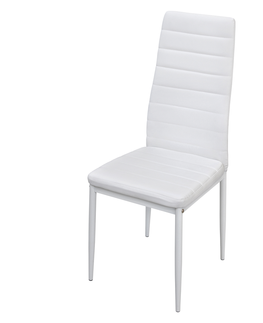 Jedálenské stoličky Jedálenská stolička SIGMA biela