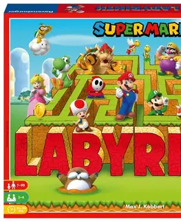 Hračky rodinné spoločenské hry RAVENSBURGER - Labyrinth Super Mario