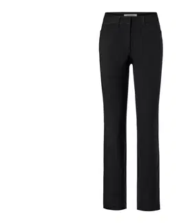 Pants Konfekčné bengalínové nohavice, čierne