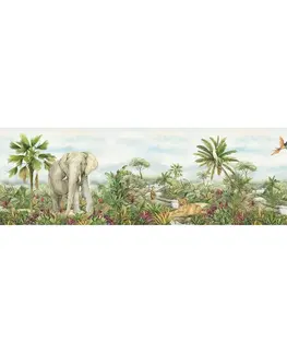 Tapety Samolepiaca bordúra Jungle 2, 500 x 9,7 cm