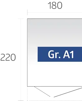 AVANTGARDE Biohort Záhradný domček BIOHORT Avantgarde ECO A1 180 × 180 cm (sivý kremeň metalíza)