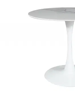 Jedálenské stoly Jedálenský stôl ESPERO Signal Biela
