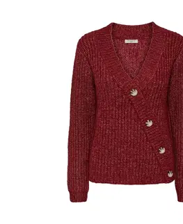 Coats & Jackets Kardigán z hrubej pleteniny, červený