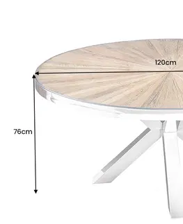 Jedálenské stoly Jedálenský stôl IDAIA Dekorhome 140 cm
