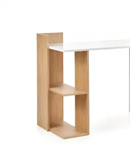 Detské stoly a stoličky Písací stôl FINO Halmar Dub zlatý