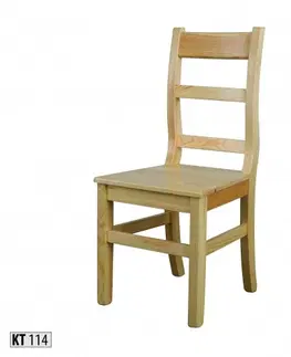 Stoličky z masívu Drewmax Jedálenská stolička - masív KT114 / borovica Morenie: Gray