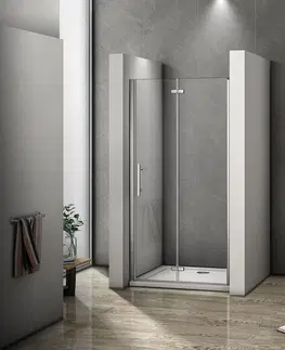 Sprchovacie kúty H K - Zalamovacie dvere MELODY B8 119-122 x 195 cm SE- MELODYB8120SET