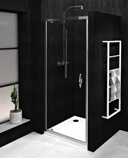 Sprchovacie kúty GELCO - SIGMA SIMPLY sprchové dvere otočné 800 číre sklo GS1279