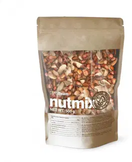 Orechy a semienka GymBeam Mix prírodných orechov 500 g bez príchute