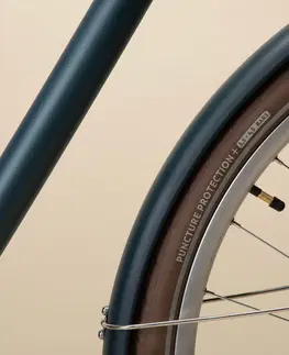 cyklistick Plášť na mestský bicykel Protect 700×45 ETRTO 44-622 reflexný hnedý