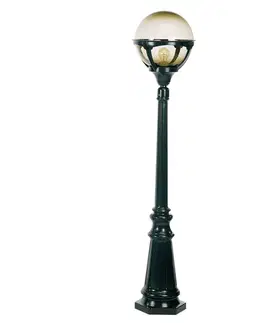 Verejné osvetlenie K.S. Verlichting Tyčové svetlo Bali, 152 cm, čierna