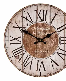 Hodiny Nástenné hodiny Clayre &amp; EEF, 6kl0457, 34cm