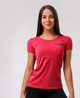 Tričká a tielka GymBeam Dámske tričko Basic Vintage Red  XXL