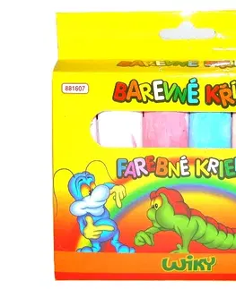 Kreatívne a výtvarné hračky WIKY - Kriedy farebné 6ks