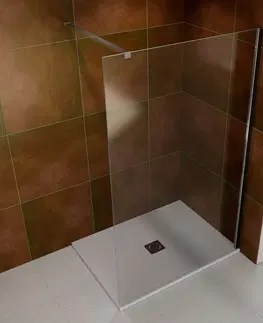 Sprchovacie kúty GELCO - Vpera k bočním stěnám LEGRO a ONE, 120 cm, chróm GOL120