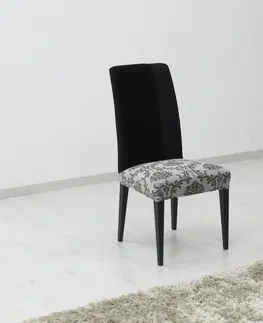 Doplnky do spálne Forbyt Napínací poťah na sedák stoličky Istanbul sivá, 45 x 45 cm, sada 2 ks