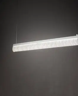 Závesné svietidlá Slamp Závesné svietidlo Slamp LED Modula, skladané, svetlosivé