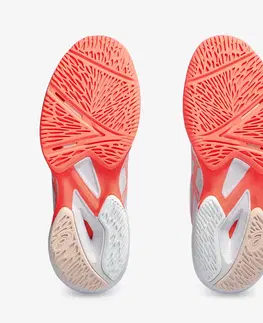 dámske tenisky Dámska tenisová obuv Gel Solution Speed FF 3 na rôzne povrchy bielo-oranžová