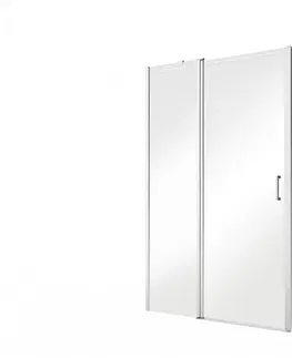 Sprchovacie kúty HOPA - Bezrámové sprchové dvere EXO-C - Farba rámu zásteny - Hliník chróm, Pevná stena - 100, Rozmer A - 100, Rozmer C - 190, Smer zatváranie - Univerzálny Ľavé / Pravé, Výplň - Číre bezpečnostné sklo - 6 mm BCEXOC100CC + BCEXOCH100CC