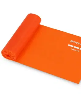 Gumy na cvičenie Spokey Posilňovacia guma RIBBON III Heavy Orange
