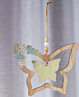 Drobné dekorácie a doplnky Drevená dekorácia "Motýľ"