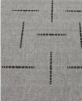 Koberce a koberčeky Spoltex Kusový koberec Floorlux silver/black 20008, 80 x 150 cm