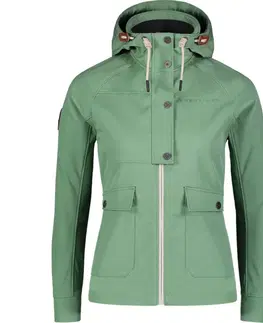 Dámske bundy a kabáty Dámske ľahké softshellová bunda Nordblanc Light-Hearted zelená NBSSL7611_PAZ 44