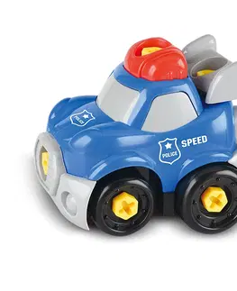 Hračky - autíčka RAPPA - Auto skrutkovacie polícia s príslušenstvom
