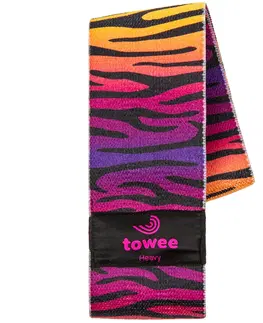 Gymnastické lopty Towee Textilná odporová guma Zebra Booty band, silná odpor