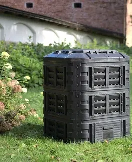 Záhradný nábytok ArtRoja Záhradný kompostér MODULAR 600 l | čierna