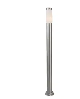 Vonkajsie osvetlenie Moderné vonkajšie stĺpové svietidlo oceľové 110 cm IP44 - Rox