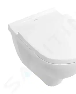Záchody VILLEROY & BOCH - O.novo Závesné WC, DirectFlush, AntiBac, CeramicPlus, alpská biela 5660R0T2