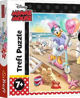 Hračky puzzle TREFL - Puzzle 200 Minnie na pláži / Disney Minnie