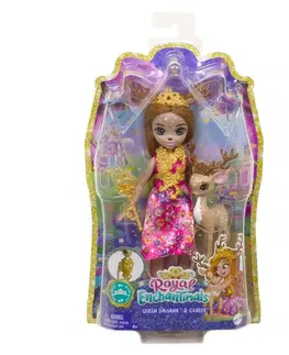 Hračky bábiky MATTEL - Enchantimals Bábiky Kolekcia Royal, Mix Produktov