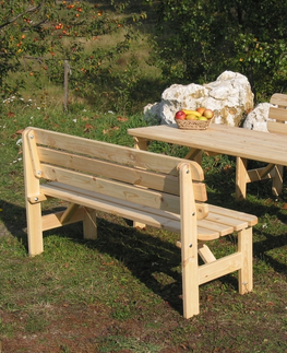 Záhradné lavice VIKING lavica - 150 cm 180 cm 200 cm ROJAPLAST 150 cm
