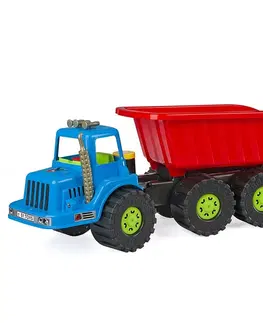 Hračky - dopravné stroje a traktory BAYO - Detské nákladné sklápacie auto Arnie 90 cm