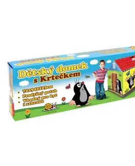 Hračky na záhradu Wiky Domček/stan detský Krtko 95x72x102cm polyester v krabici