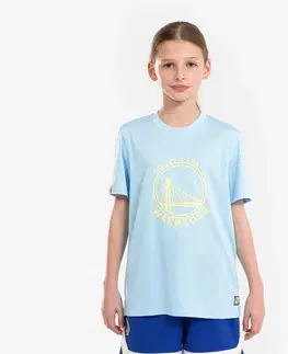 dresy Detské basketbalové tričko TS 900 NBA Warriors modré